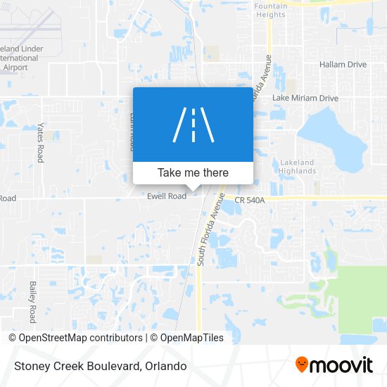 Stoney Creek Boulevard map