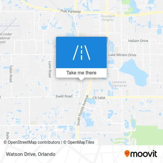 Mapa de Watson Drive