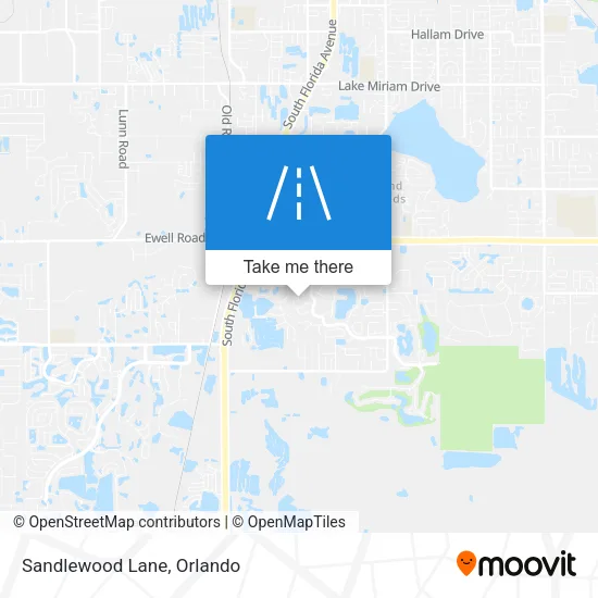Sandlewood Lane map