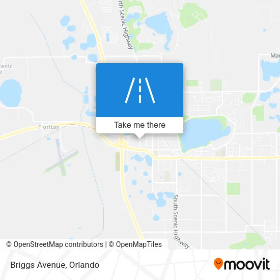 Briggs Avenue map