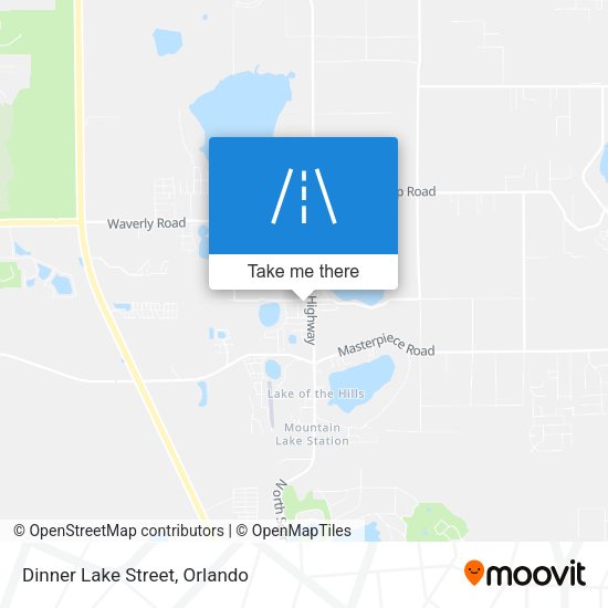 Dinner Lake Street map