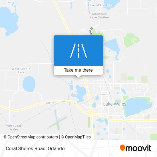 Coral Shores Road map