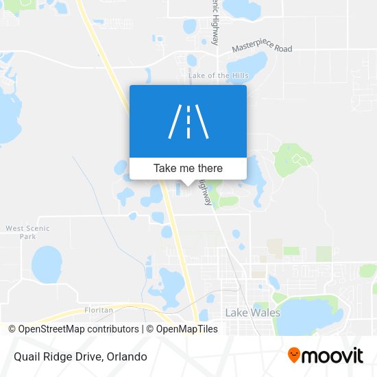 Quail Ridge Drive map