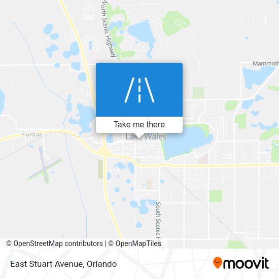 Mapa de East Stuart Avenue