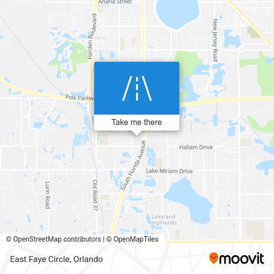 Mapa de East Faye Circle