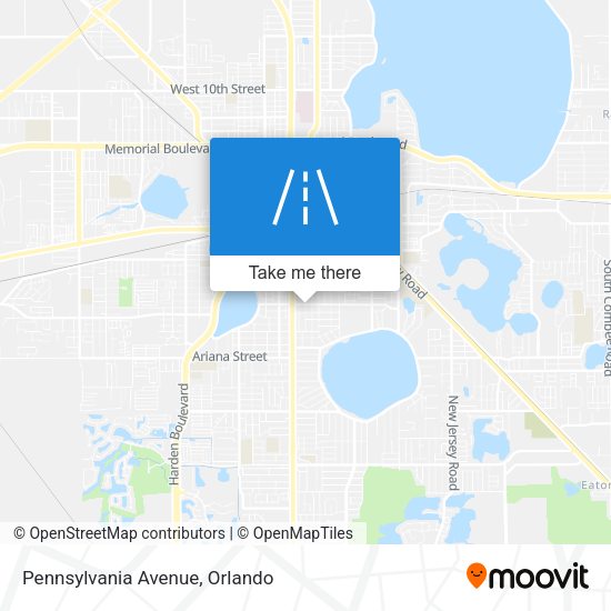 Pennsylvania Avenue map