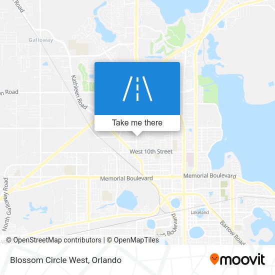 Blossom Circle West map