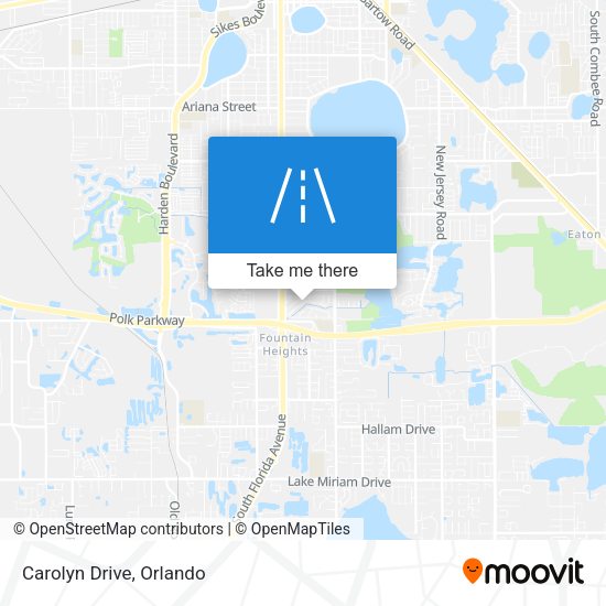 Mapa de Carolyn Drive