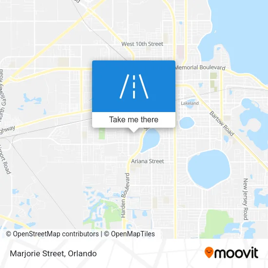 Mapa de Marjorie Street