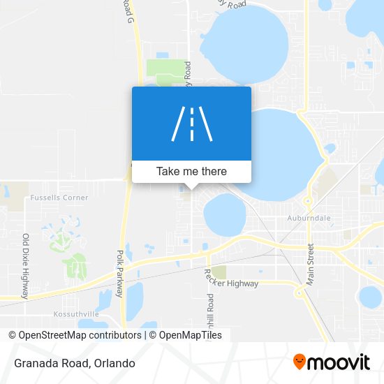 Mapa de Granada Road