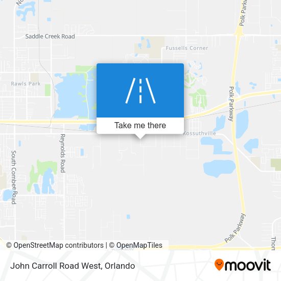 John Carroll Road West map