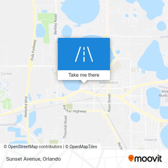 Mapa de Sunset Avenue