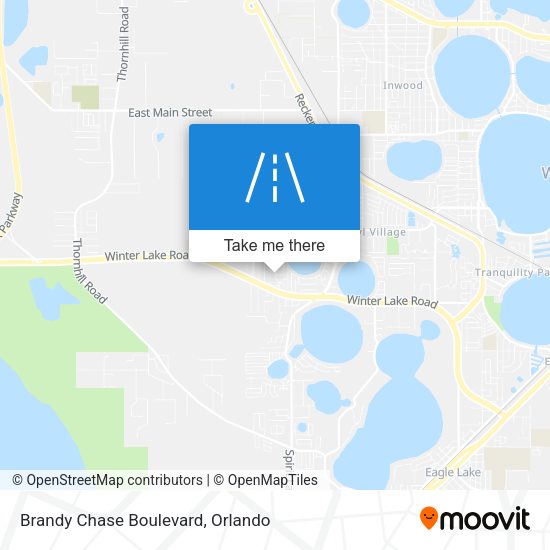 Brandy Chase Boulevard map