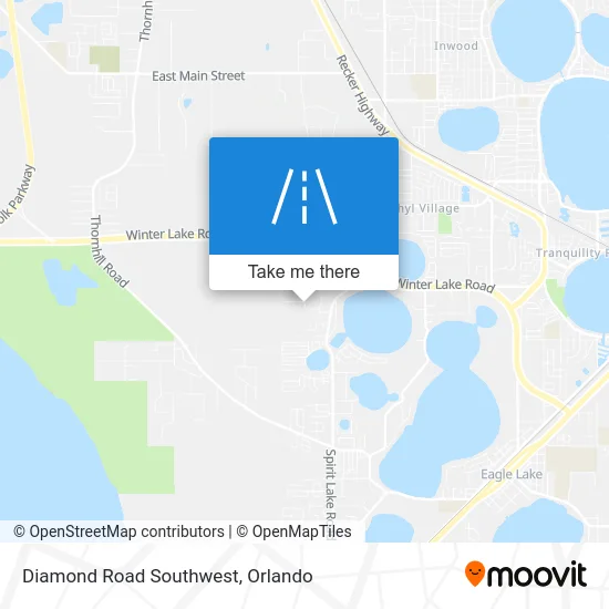 Diamond Road Southwest map