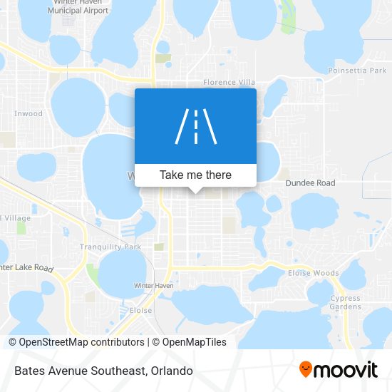 Bates Avenue Southeast map