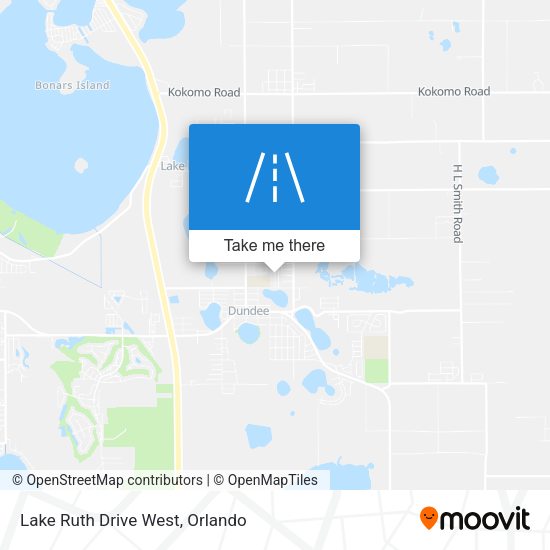 Mapa de Lake Ruth Drive West