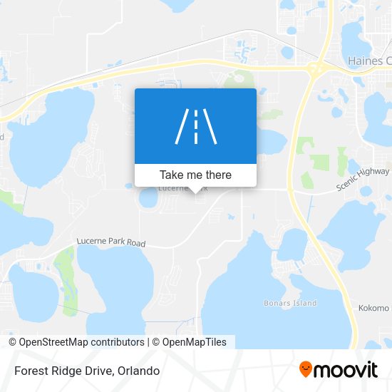 Forest Ridge Drive map