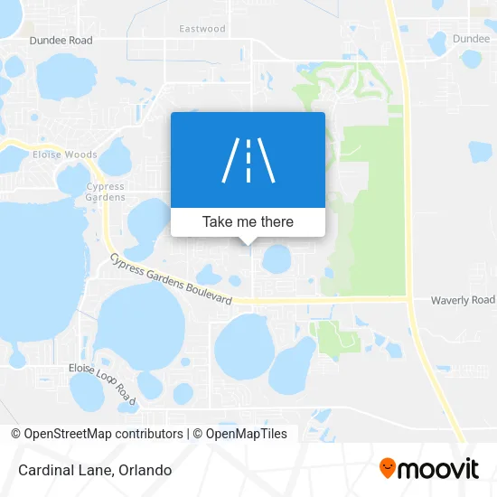 Cardinal Lane map