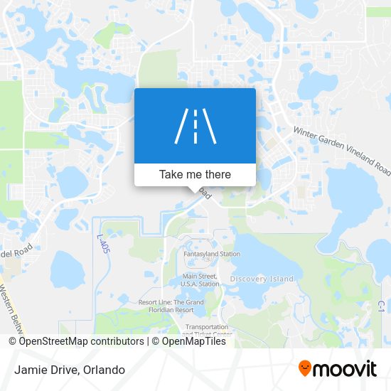 Mapa de Jamie Drive