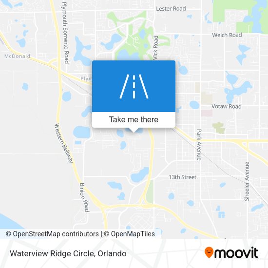Waterview Ridge Circle map