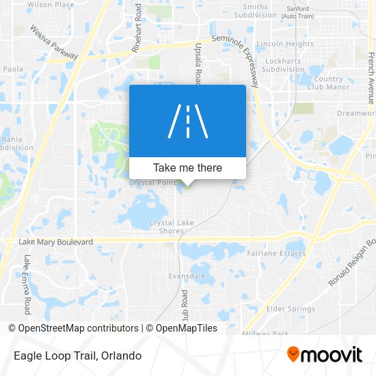 Mapa de Eagle Loop Trail