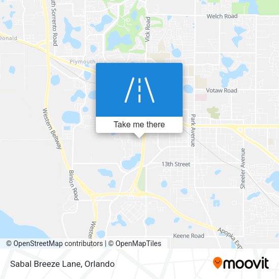 Mapa de Sabal Breeze Lane