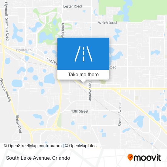 South Lake Avenue map