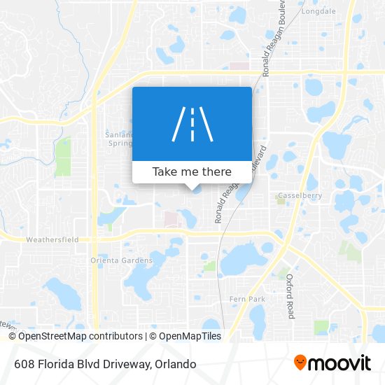 608 Florida Blvd Driveway map