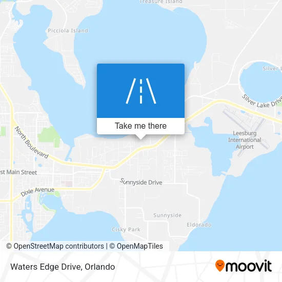 Waters Edge Drive map