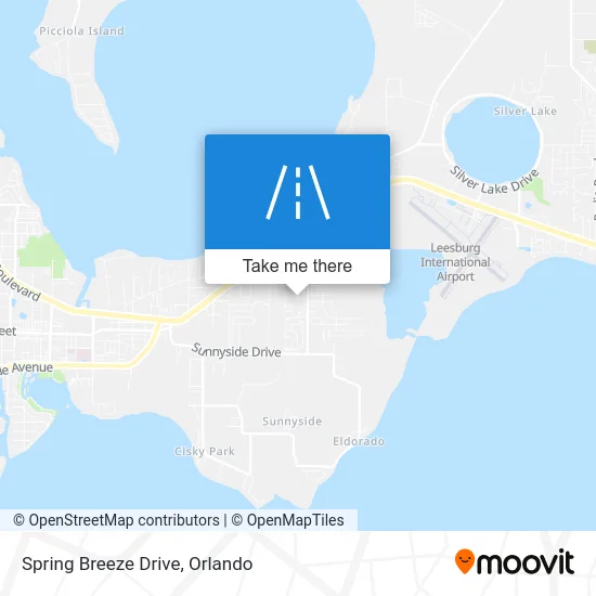 Spring Breeze Drive map