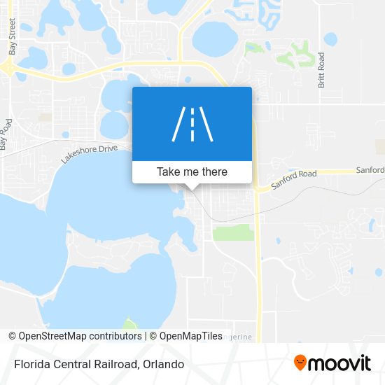 Florida Central Railroad map