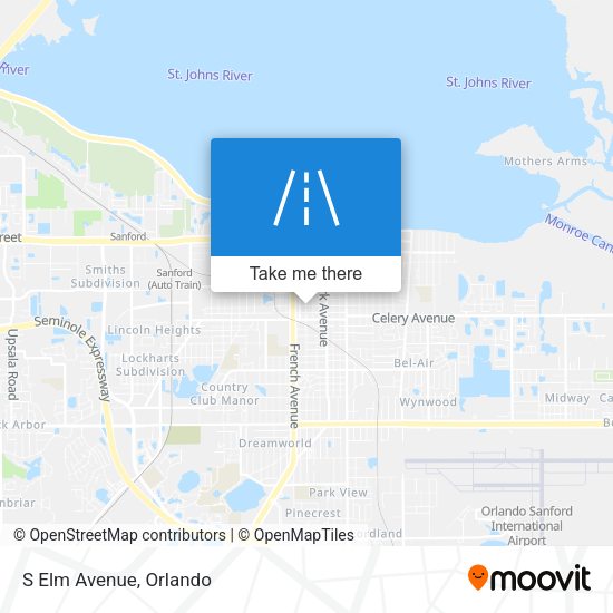 Mapa de S Elm Avenue