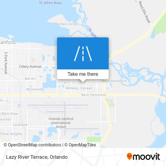 Lazy River Terrace map