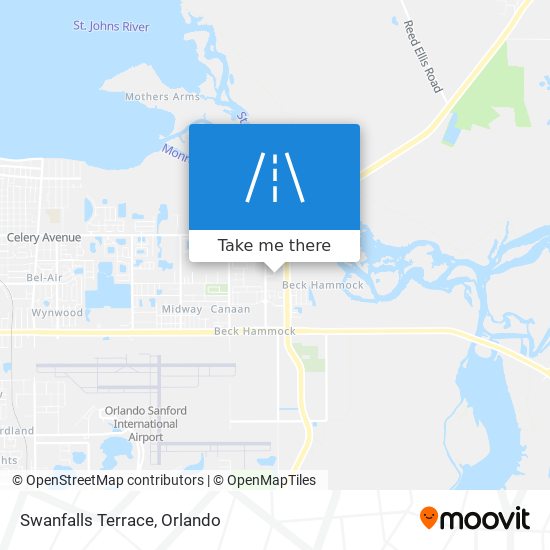 Mapa de Swanfalls Terrace