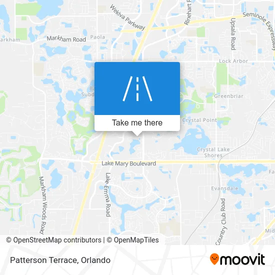 Patterson Terrace map