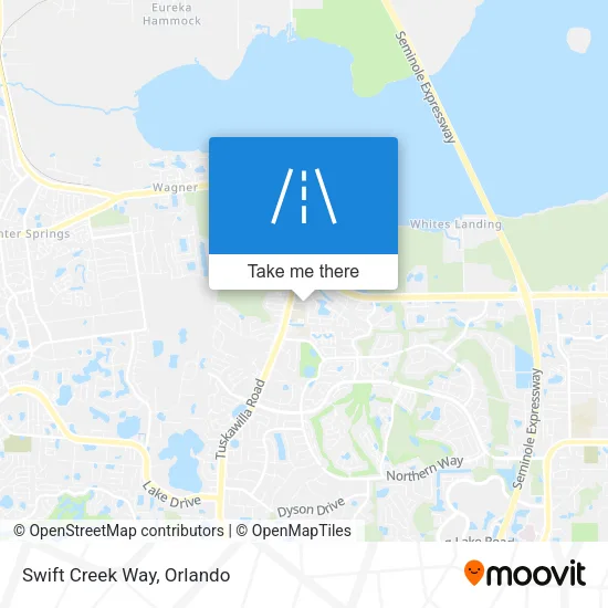 Swift Creek Way map