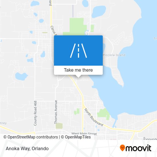 Anoka Way map