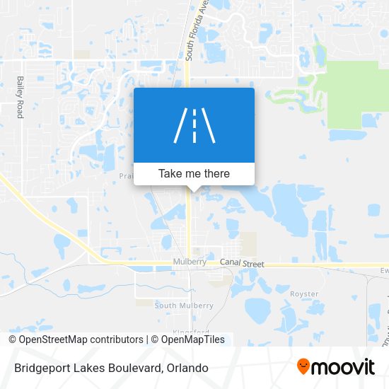 Mapa de Bridgeport Lakes Boulevard