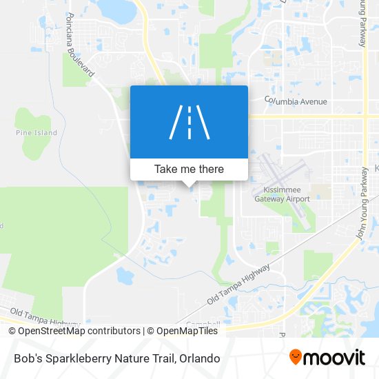 Bob's Sparkleberry Nature Trail map