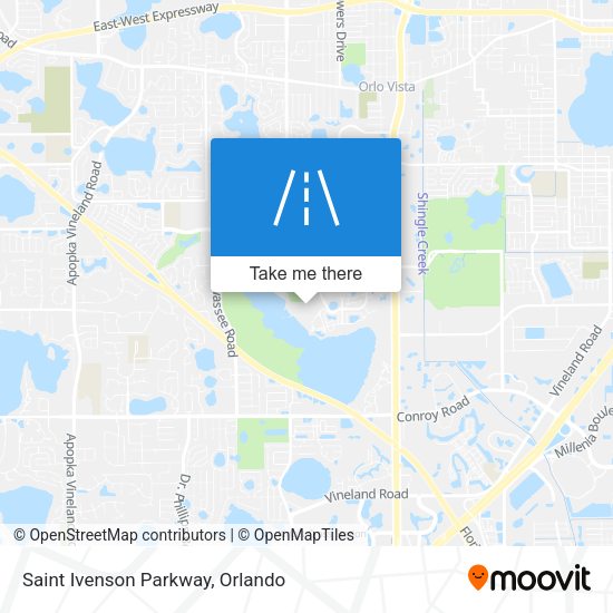 Saint Ivenson Parkway map