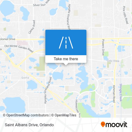 Saint Albans Drive map