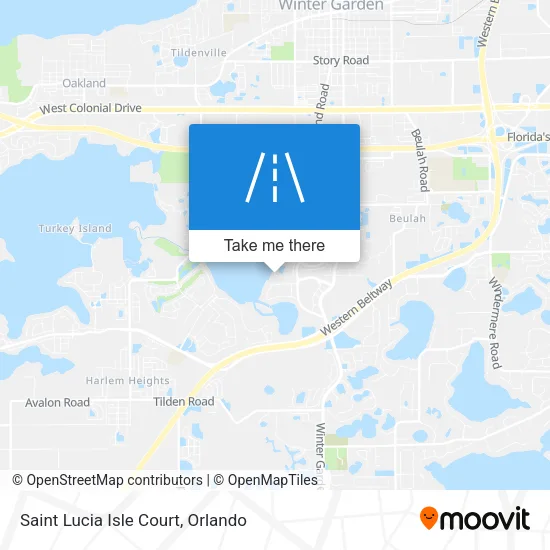 Saint Lucia Isle Court map