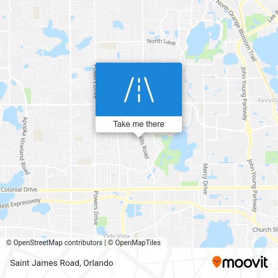 Mapa de Saint James Road