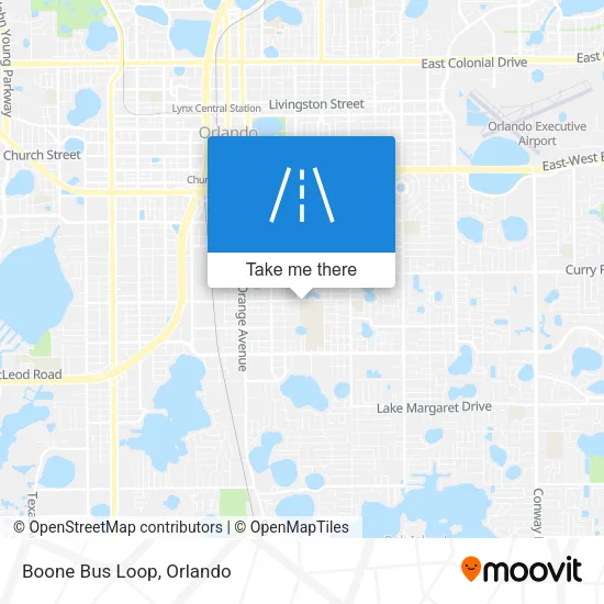 Mapa de Boone Bus Loop