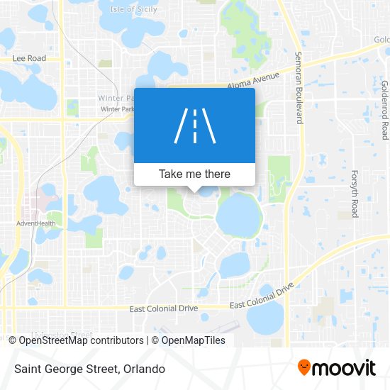 Mapa de Saint George Street