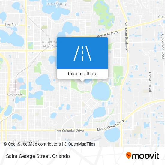 Saint George Street map