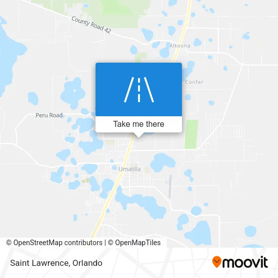 Saint Lawrence map