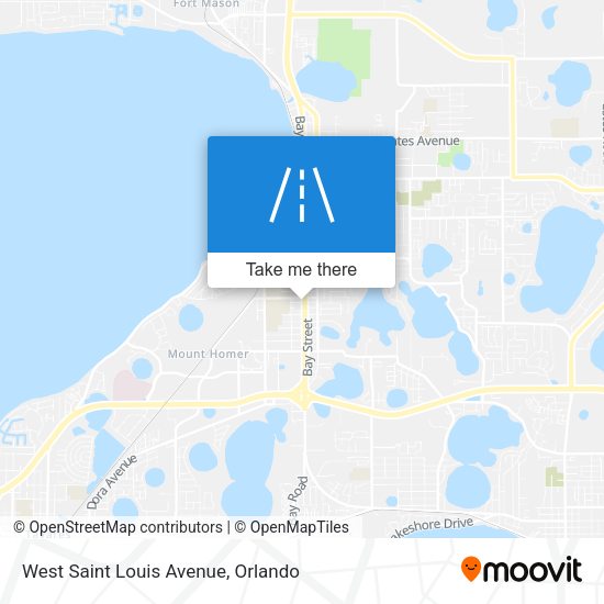 West Saint Louis Avenue map