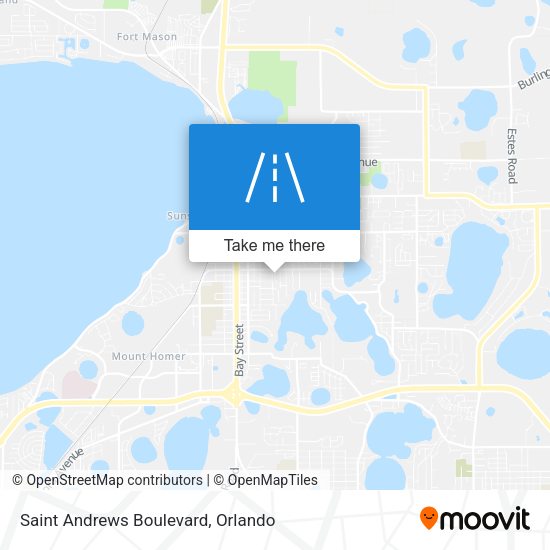 Saint Andrews Boulevard map