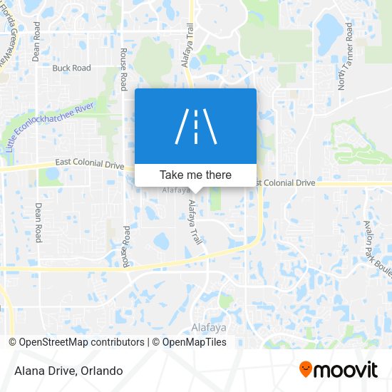 Alana Drive map